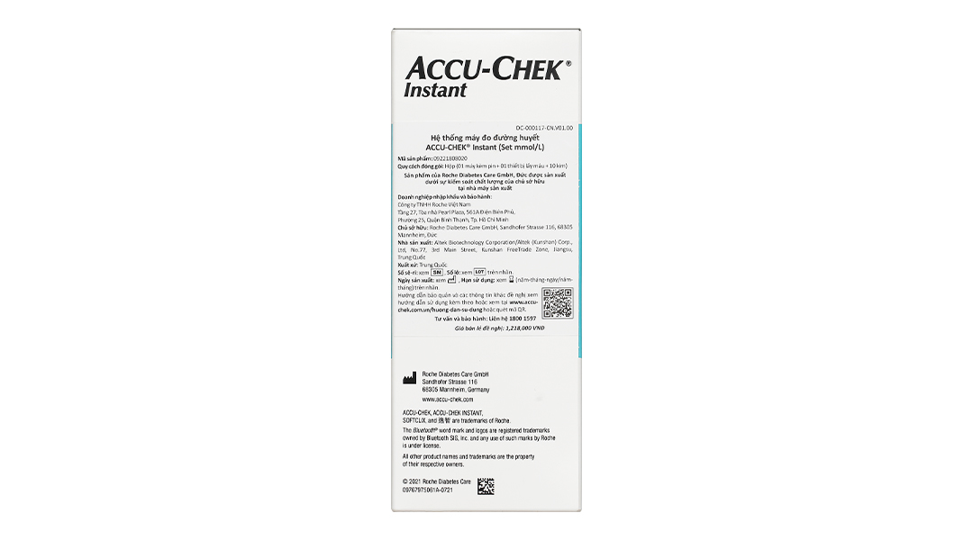 Máy đo đường huyết Accu-Chek Instant