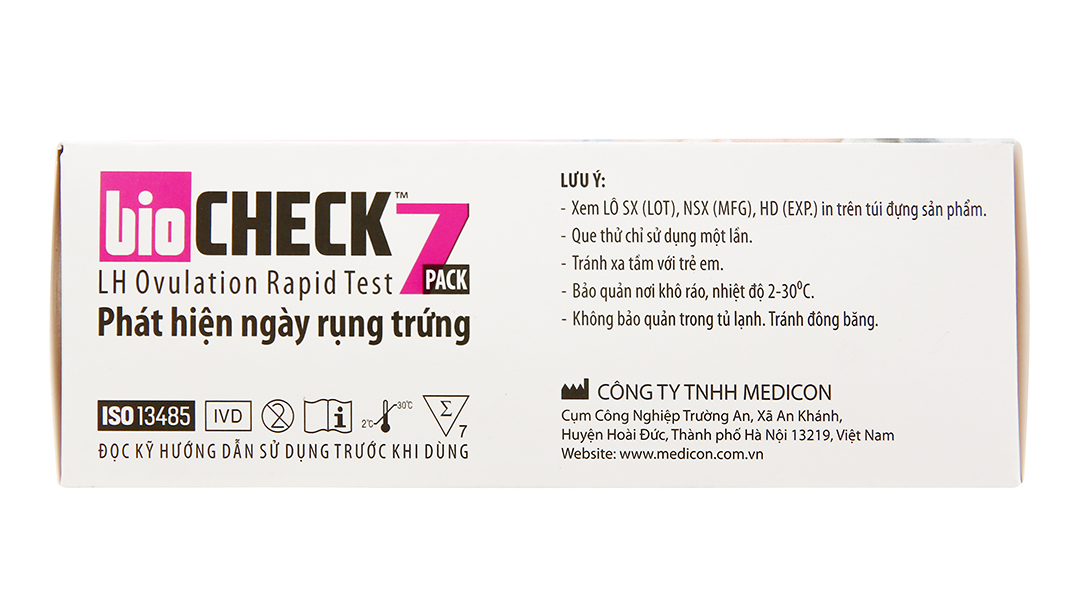 Que thử rụng trứng Biocheck LH Ovulation Rapid Test