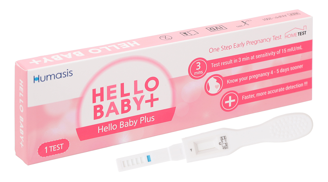 Que thử thai Hello Baby Plus Humasis
