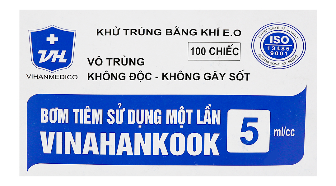 Bơm kim tiêm Vinahankook (5ml/cc)