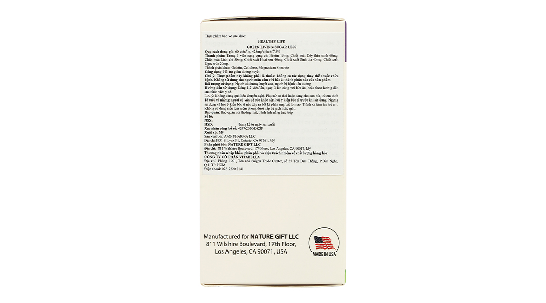 Thực phẩm bảo vệ sức khoẻ Vitabella Green Living Sugarless