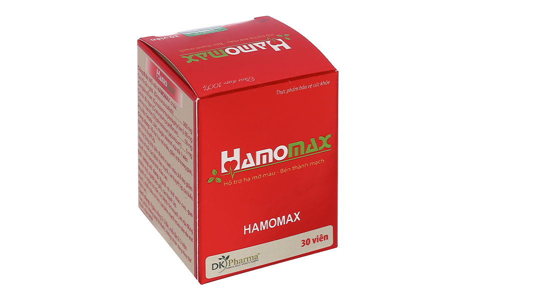 Hamomax hỗ trợ giảm mỡ máu, bền thành mạch