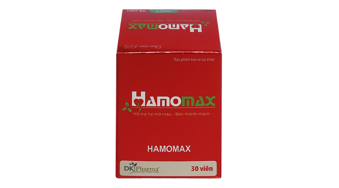 Hamomax hỗ trợ giảm mỡ máu, bền thành mạch