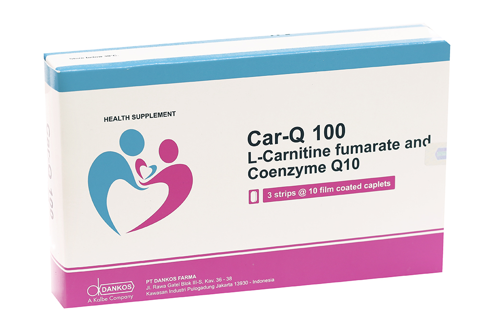 Car -Q 100Mg hộp 30 viên