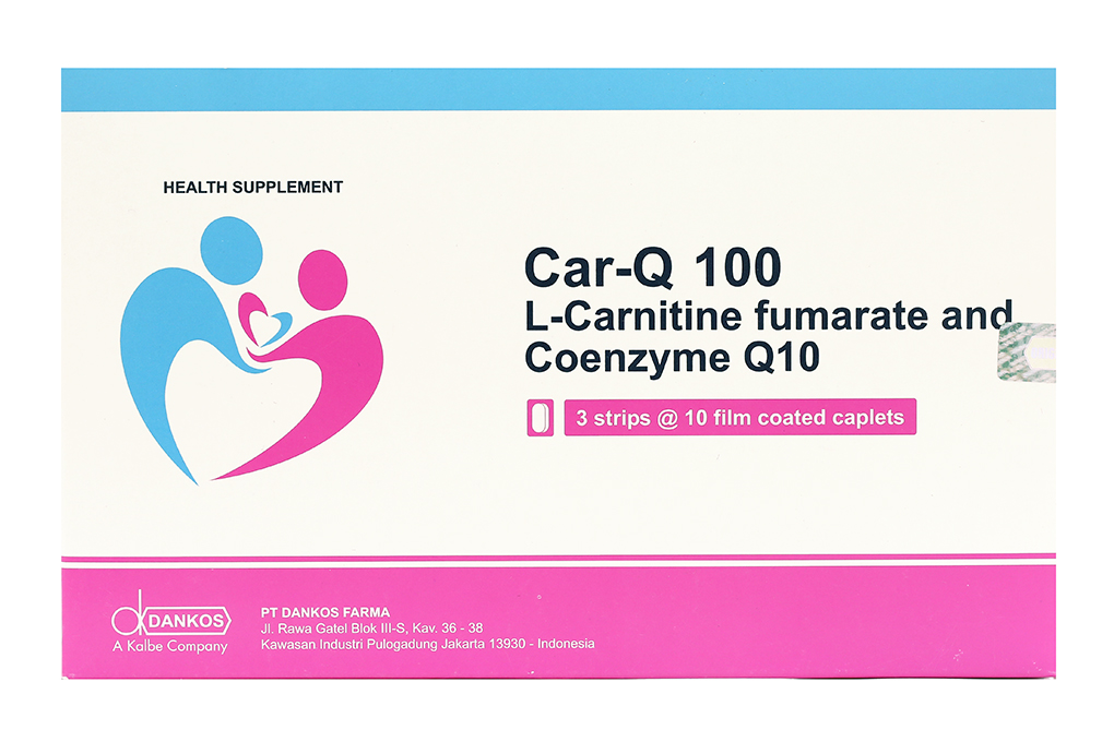 Car -Q 100Mg hộp 30 viên