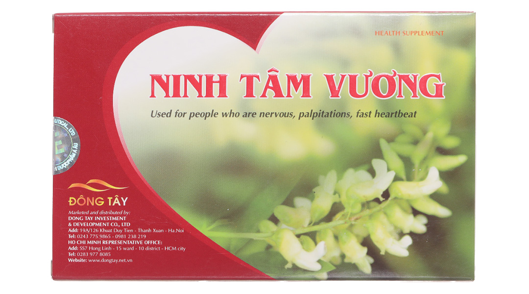 Ninh Tâm Vương giảm hồi hộp, trống ngực