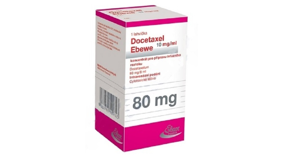 Dung dịch tiêm Docetaxel Ebewe 10mg/ml điều trị ung thư vú