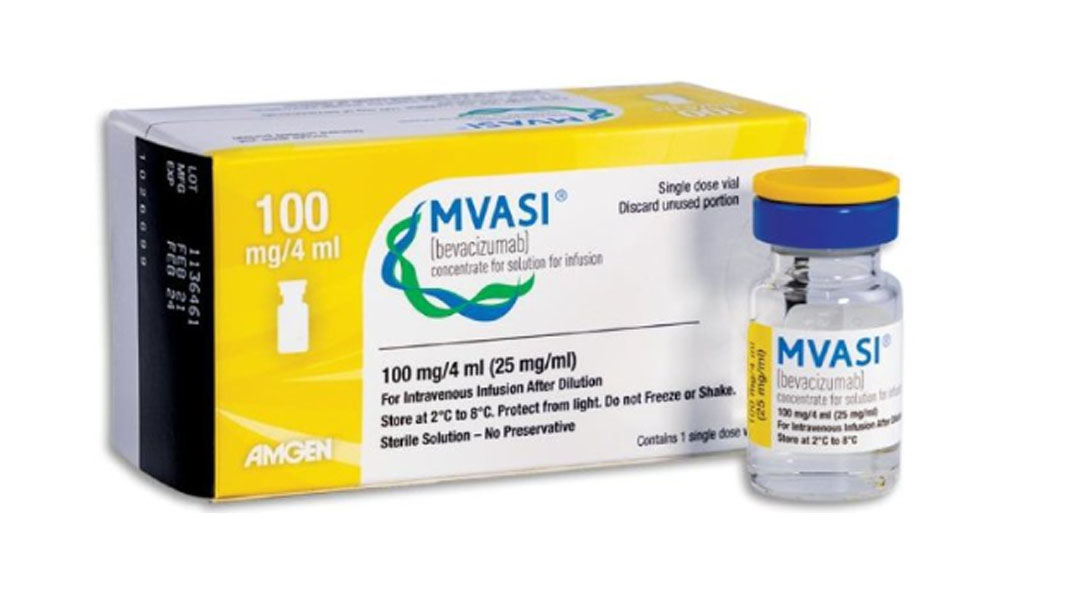 Dung dịch pha truyền Mvasi 100mg/4ml điều trị ung thư phổi, đại tràng
