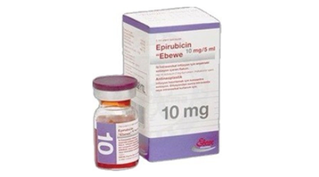 Dung dịch tiêm Epirubicin Ebewe 10mg/5ml điều trị ung thư vú