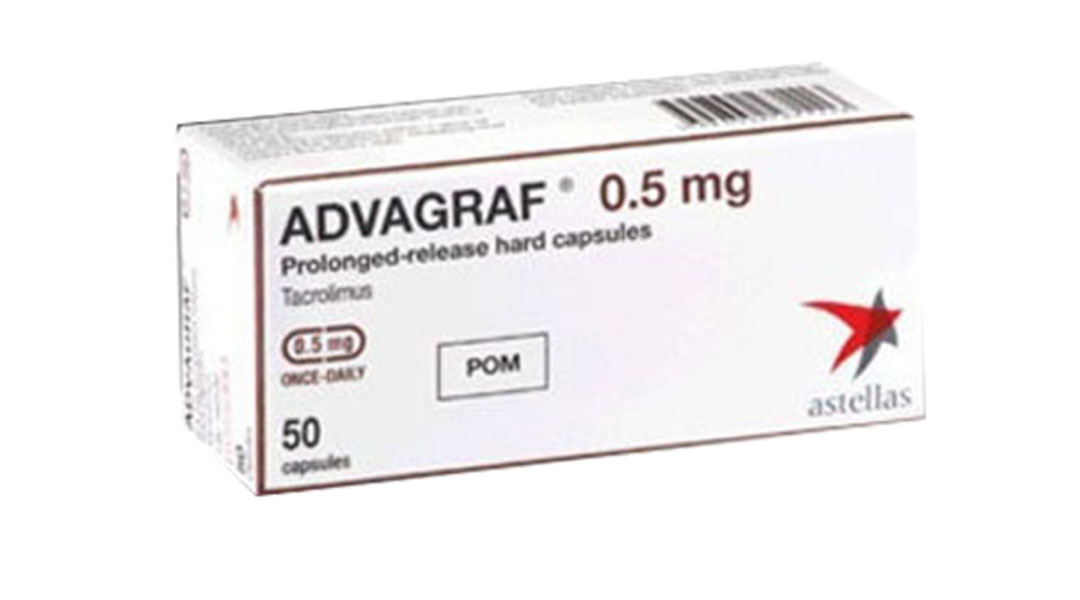 Advagraf 0.5mg dự phòng thải ghép sau ghép gan, thận