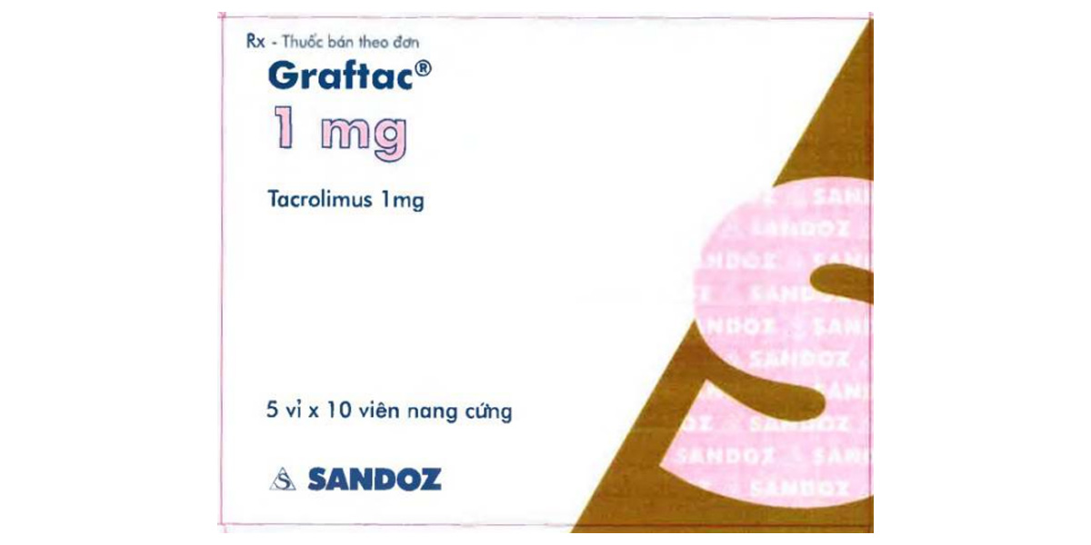 Graftac 1 mg dự phòng thải ghép sau ghép gan, thận hoặc tim