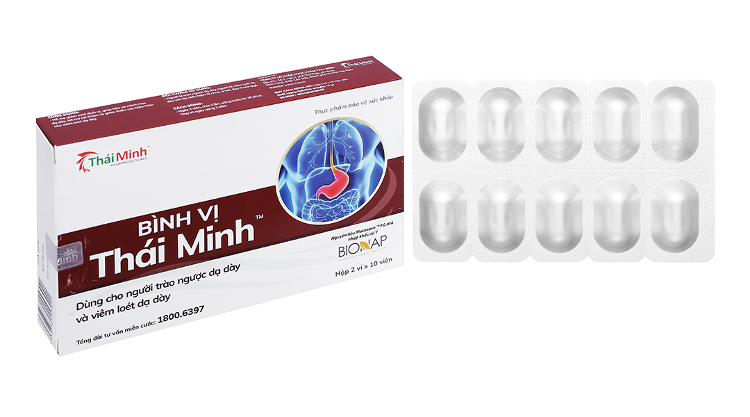 Bình Vị Thái Minh hỗ trợ giảm viêm loét dạ dày