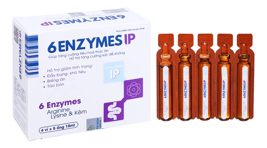 Siro 6 Enzymes IP tăng cường tiêu hóa, tăng đề kháng