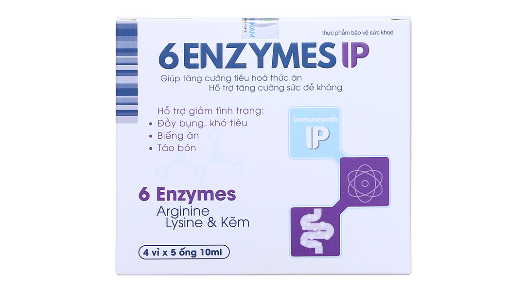 Siro 6 Enzymes IP tăng cường tiêu hóa, tăng đề kháng