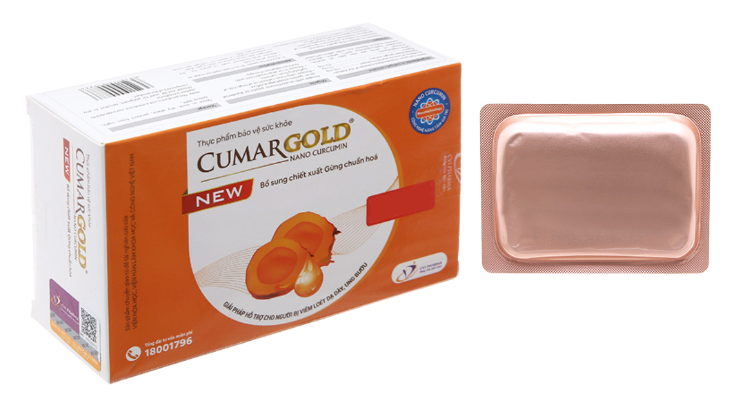 CumarGold New hỗ trợ giảm viêm loét dạ dày, tá tràng