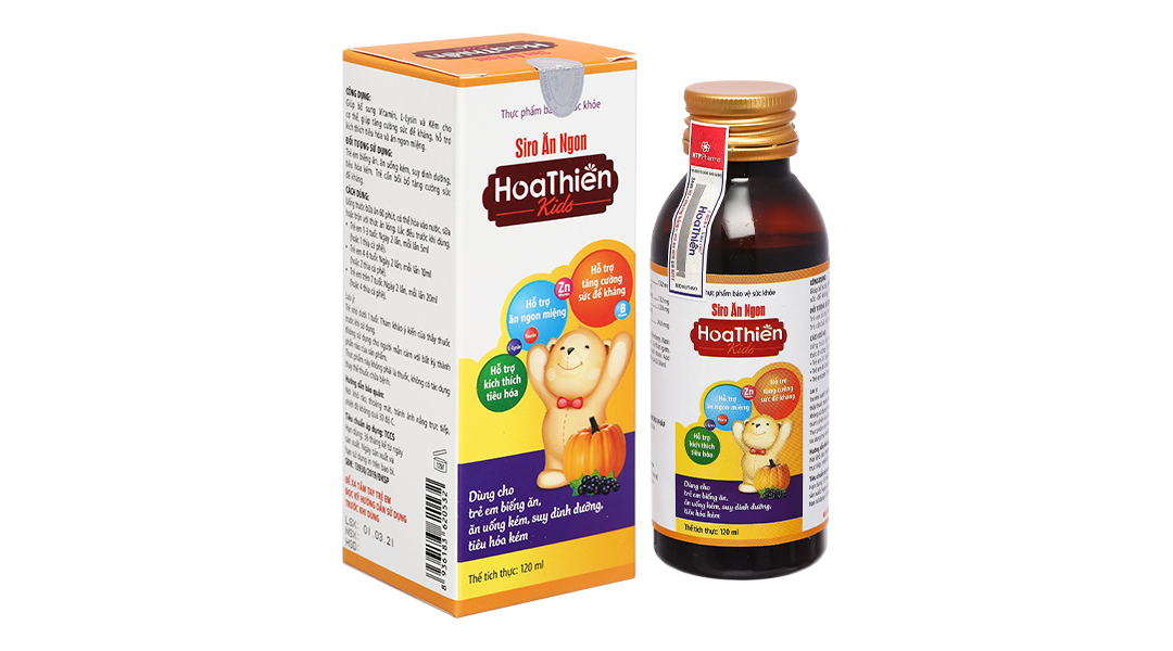 Siro ăn ngon Hoa Thiên kids 120ml