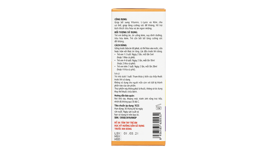 Siro ăn ngon Hoa Thiên kids 120ml