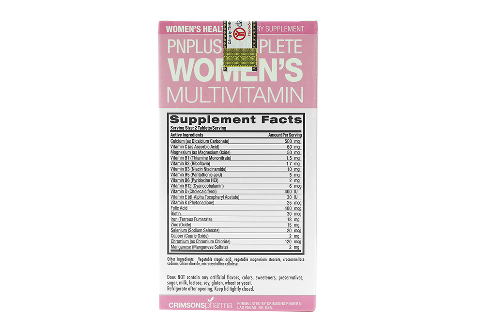 Pn Plus Complete Women'S Multivitamin C/100V