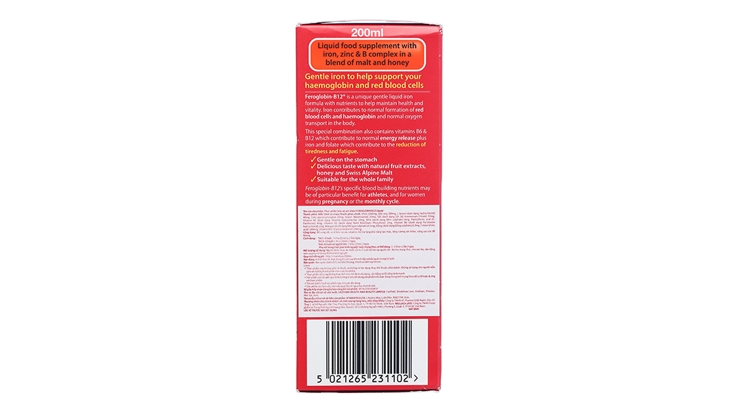 Vitabiotics Feroglobin B12 Liquid