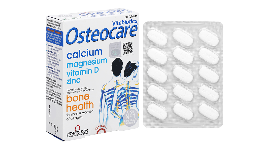 Vitabiotics Osteocare giúp xương chắc khỏe