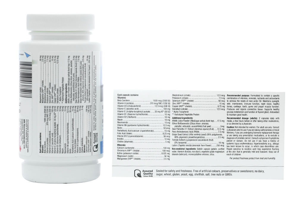 Webber Naturals Multisure For Men Chai 80v