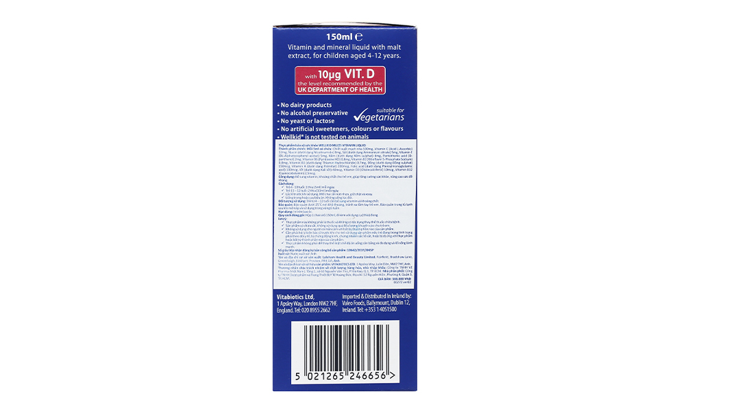 Vitabiotics Wellkid Multi-Vitamin Liquid