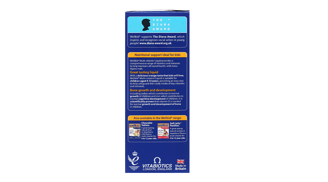Vitabiotics Wellkid Multi-Vitamin Liquid