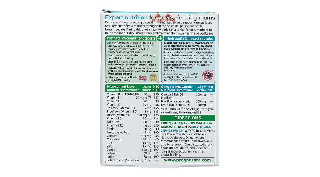 Vitabiotics Pregnacare Breast Feeding