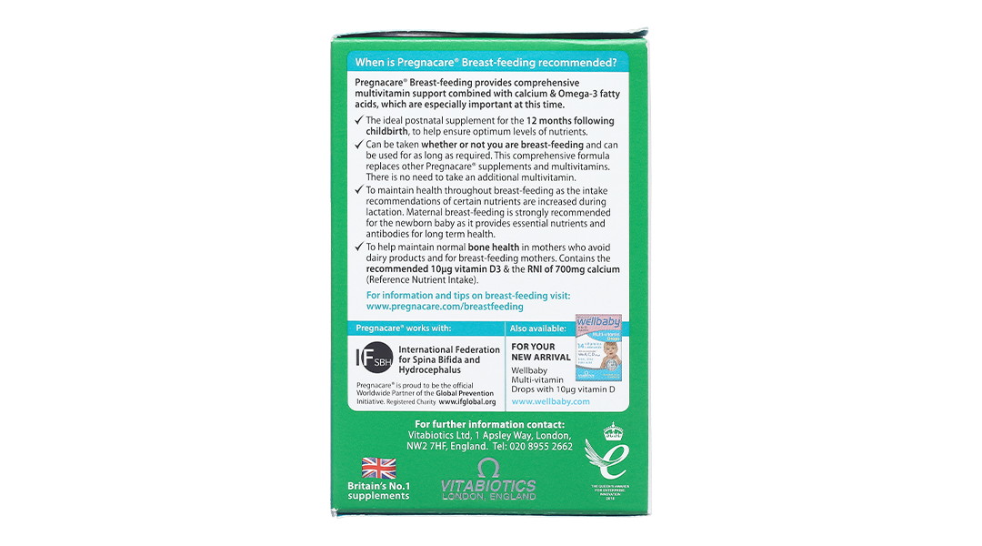 Vitabiotics Pregnacare Breast Feeding