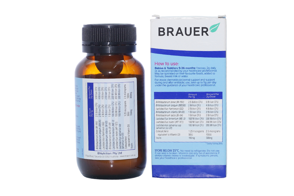 Brauer Baby And Toddler Probiotic Powder 60g