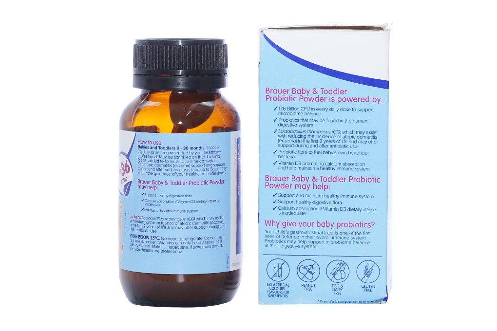 Brauer Baby And Toddler Probiotic Powder 60g