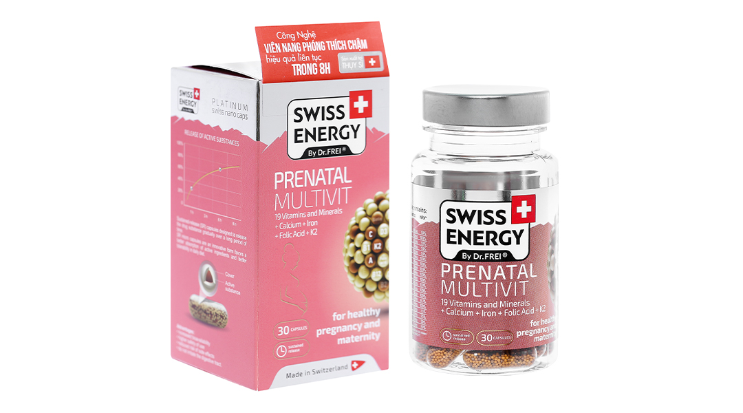 Swiss Energy Prenatal Multivit Hộp 30v