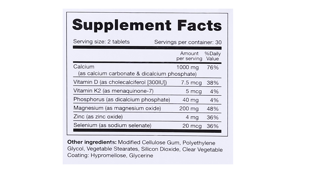 Lab Well Extra Bone bổ sung canxi và vitamin cho xương