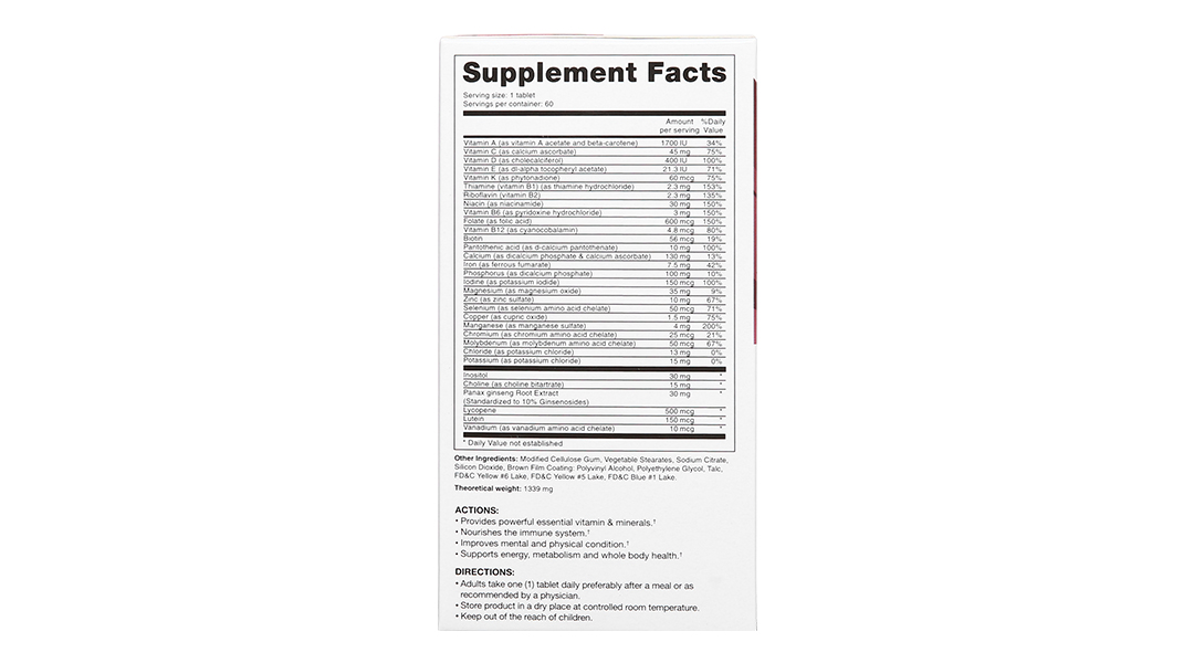 Drlife Multivitamin Support Immune Function