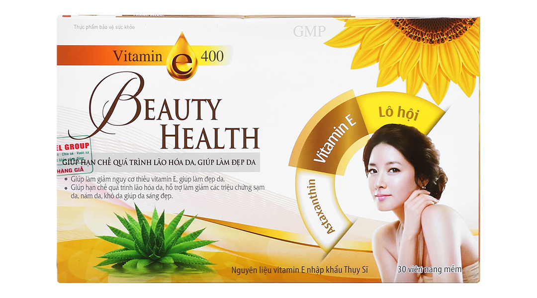 Vitamin E 400 Beauty Health hộp 30 viên