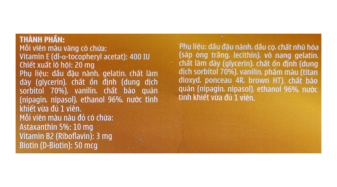 Vitamin E 400 Beauty Health hộp 30 viên