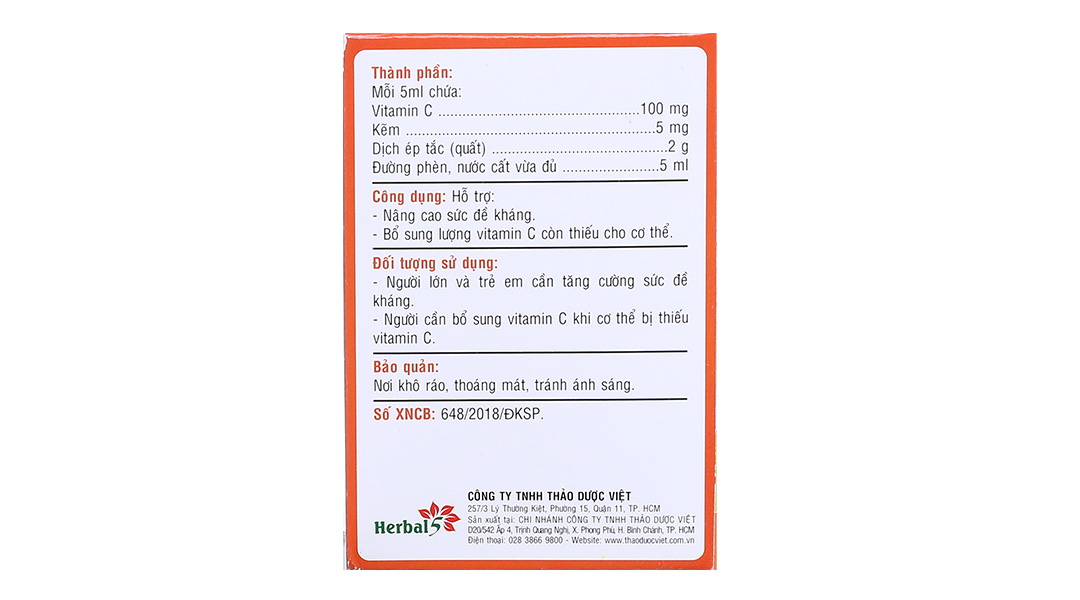 Siro Tăng Sức Đề Kháng Ong Vàng 5Ml hộp 30 gói