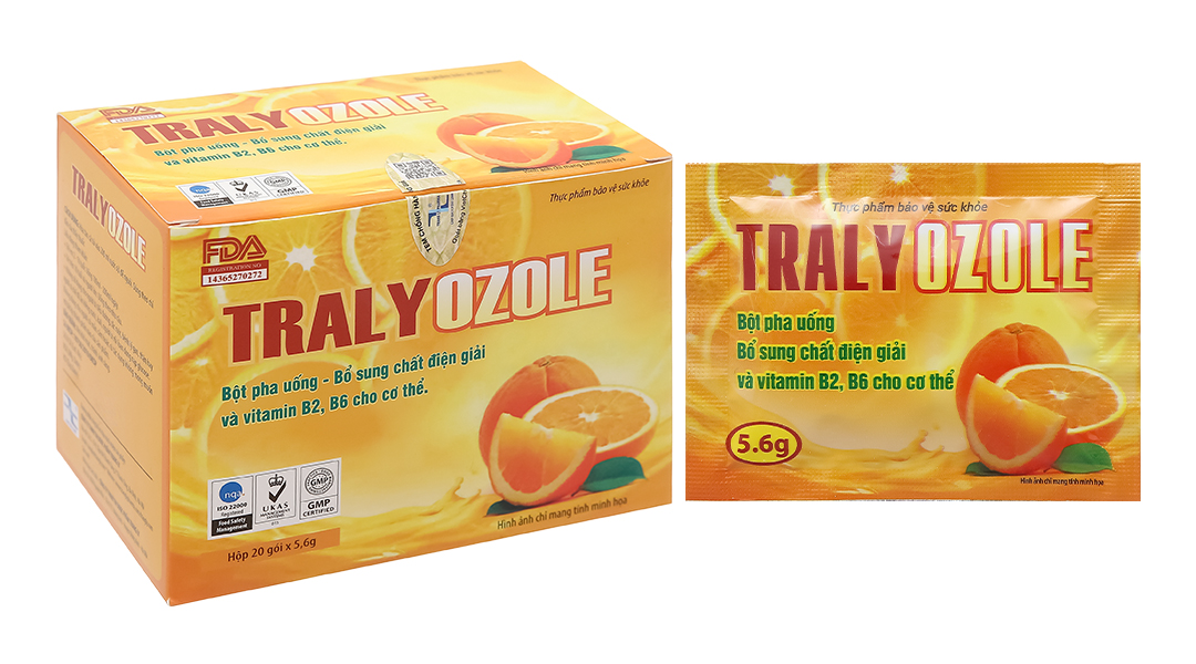 Traly Ozole hộp 20 gói