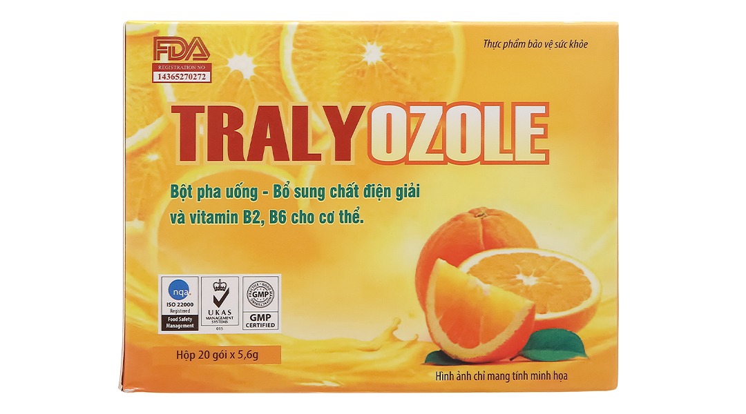Traly Ozole hộp 20 gói