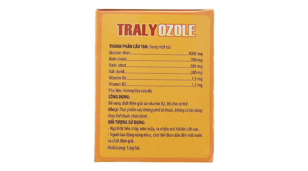 Traly Ozole hộp 20 gói