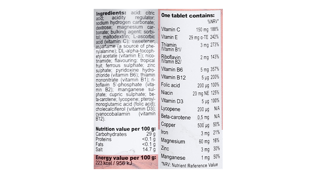 Dr.frei active vitamins and minerals