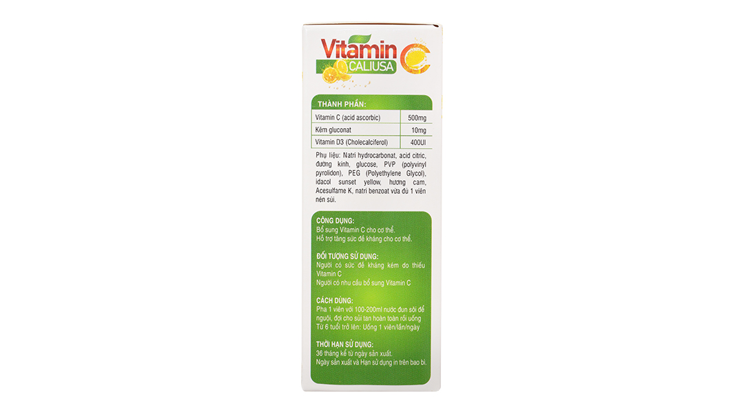 Viên Sủi Vitamin C Caliusa