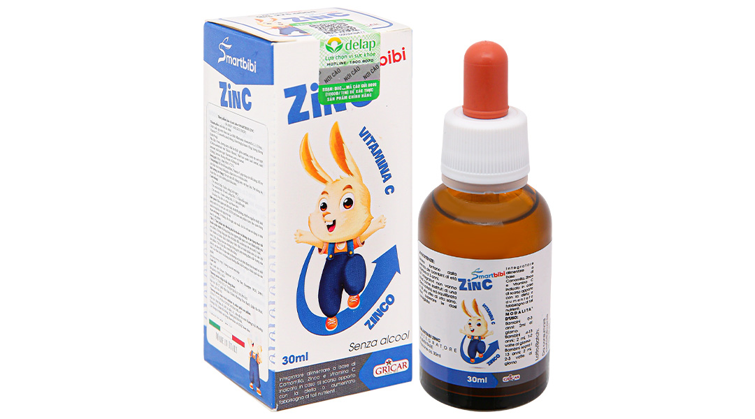 Thực phẩm bảo vệ sức khỏe Smartbibi zinc