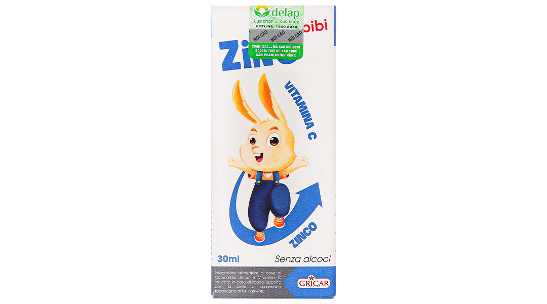 Thực phẩm bảo vệ sức khỏe Smartbibi zinc