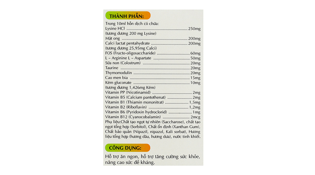 Thực phẩm bảo vệ sức khỏe Bé Ăn Ngon