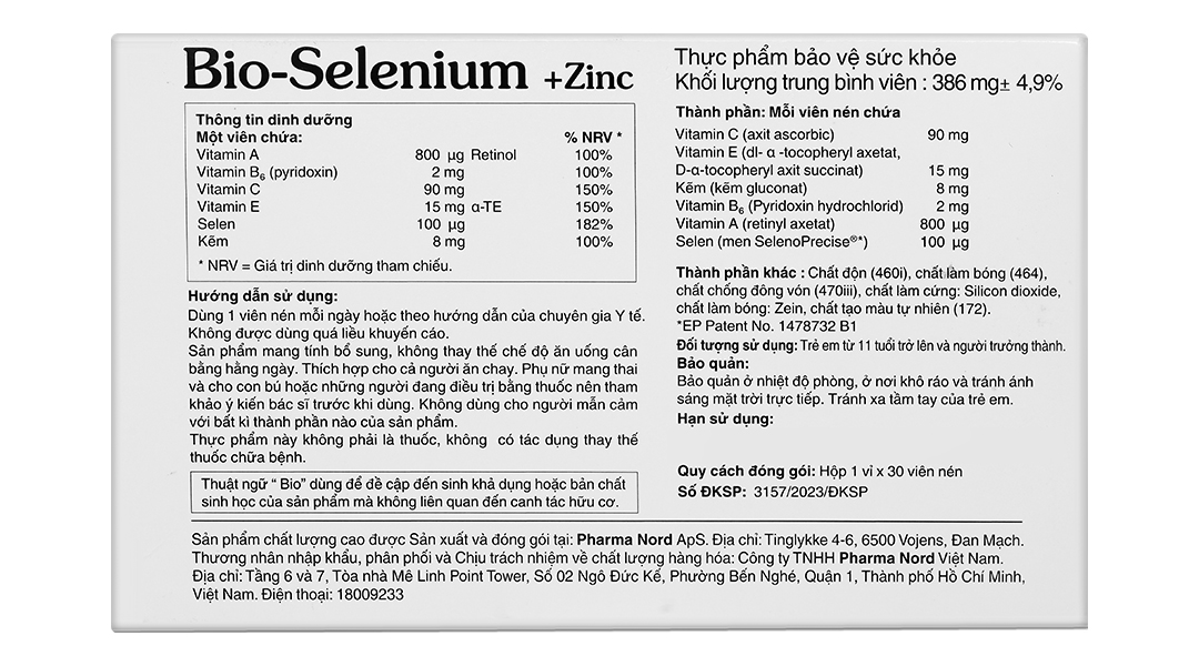Viên Uống Tăng Đề Kháng Pharma Nord Bio-Selenium