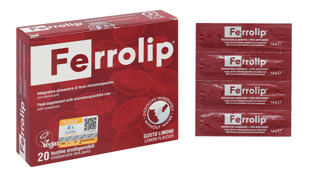 Thực phẩm bảo vệ sức khỏe Ferrolip