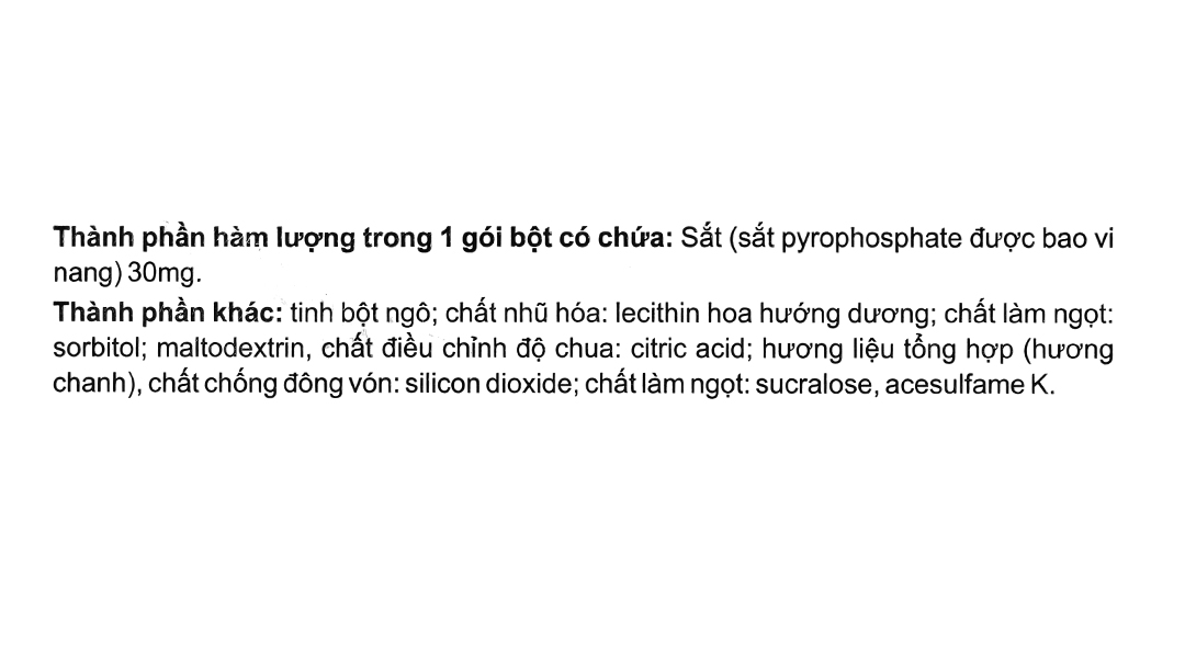 Thực phẩm bảo vệ sức khỏe Ferrolip