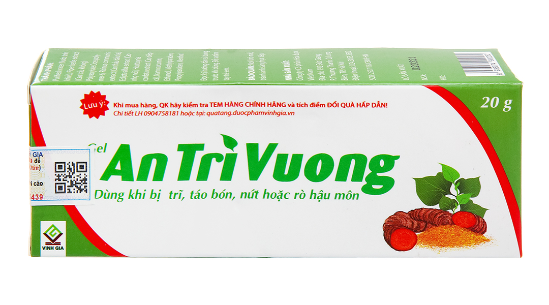 Gel bôi An Trĩ Vương hỗ trợ giảm trĩ