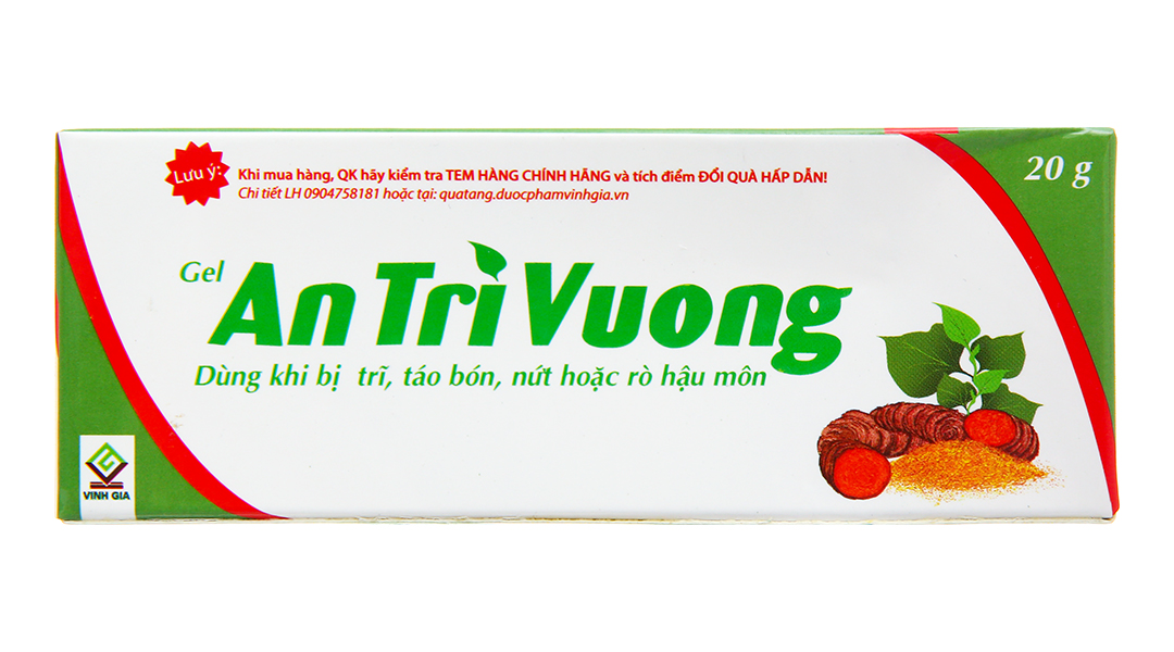 Gel bôi An Trĩ Vương hỗ trợ giảm trĩ